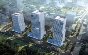 集智股份新总部基地“集智港”喜迎封顶大吉